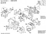 Bosch 0 601 931 642 GBM 9,6 VES Batt-Oper Drill 9.6 V / GB Spare Parts GBM9,6VES